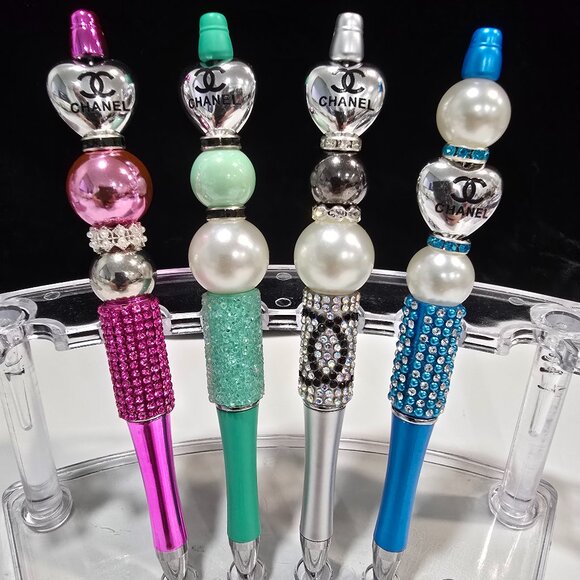 Pick-a-Pretty Pen w/Lux Fashion Inspired Bling Pens w/Ink Refill by PenGwensPosh - Picture 1 of 10